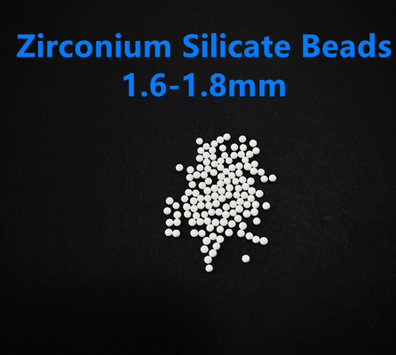 Силикат циркония отбортовывает 1.6-1.8mm ZrO2 65% для краски, покрытия, чернил