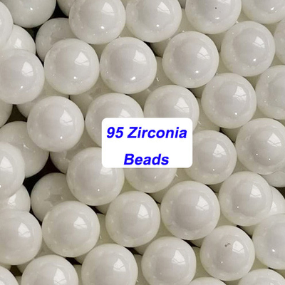 Zirconia TZP 95 стабилизированный иттрием отбортовывает шарики окиси 0,6 до 0.8mm 0,9 до 1.1mm