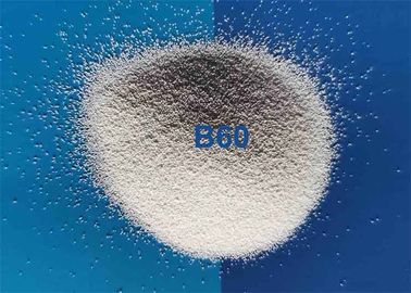 Б60 песок Зирконя средств массовой информации керамического шарика 150 до 300μМ взрывая для финиша поверхности нержавеющей стали