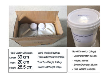 Размер B60 0,150 до 0,300 алюминиевого сплава поверхностный Sandblasting Mm взрывать шарика керамический