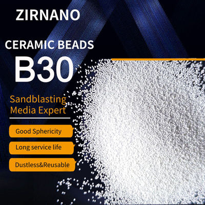 B30 средства массовой информации размера 425-600μm Sandblasting керамические взрывая для финиша поверхности металла