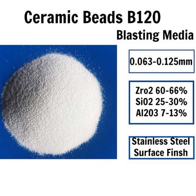 700HV хорошие средства массовой информации B120 Zirconia 0.125mm шаровидности 85% керамические взрывая