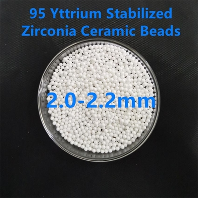 95 Zirconia средств массовой информации Yttria керамический меля 2.2mm стабилизированный для краски