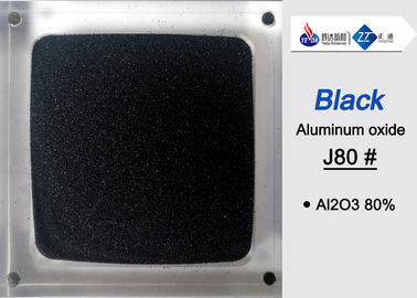 Средства массовой информации Ал2О3 80% минимальное Дж16# алюминиевой окиси особой чистоты черные взрывая - Дж240#