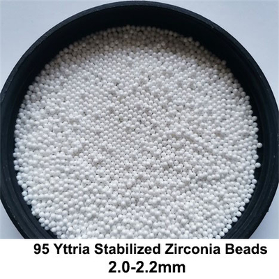 Zirconia 95 стабилизированный иттрием отбортовывает меля средства массовой информации для большой вязкости &amp; высоких материалов твердости