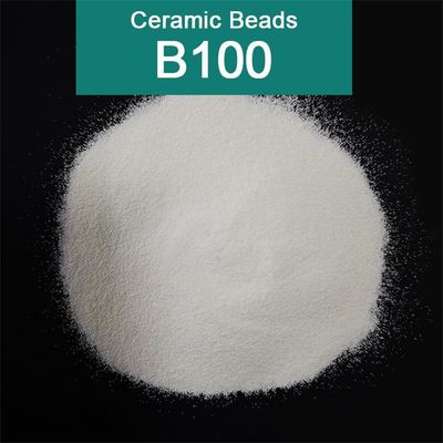 B100 Ceramic Blasting Media Bead For Stainless Steels Sandblast Surface Finish