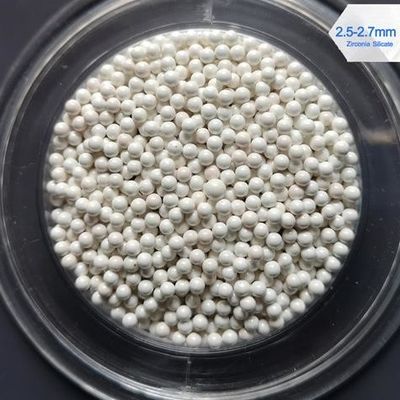 1.8 - 2.0mm /  2.0 - 2.2mm Zirconia Ceramic Balls , 1.1KN Ceramic Grinding Balls 