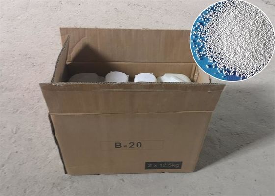 Surface Finish spherical Ceramic Bead Blasting Media B20 Size 600 - 850 μm