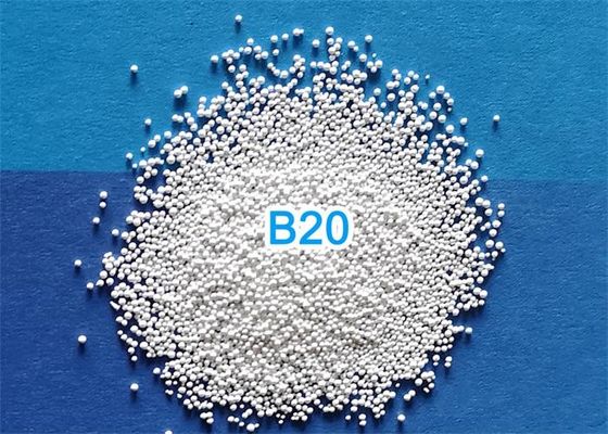 B20 Size 600 - 850 μm Ceramic Bead Blasting 3.85g/cm3 Density 700HV Hardness