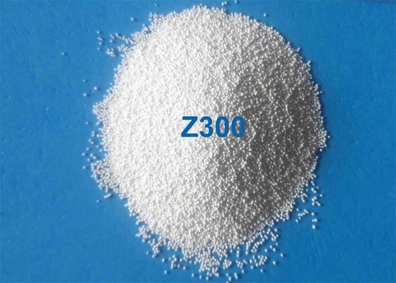 Z300 Z800 Ceramic Shot Peening Beads Blasting Media Spherical White Color