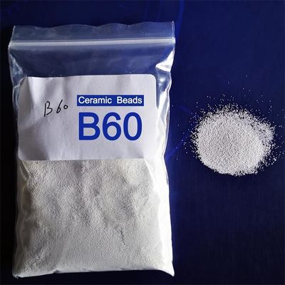 B60 Ceramic Bead Blasting Abrasive 0.150-0.300 For Alu Alloy Parts Sandblasting Finish